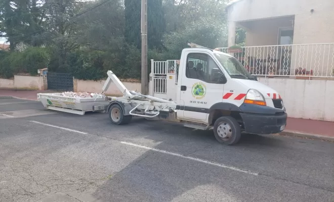 Location benne gravats à Montpellier